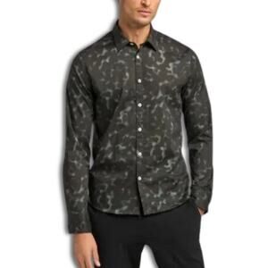 Good Man Brand Button-Up Shirt Long Sleeves Regular Cuffs Green Men's Small NWOT